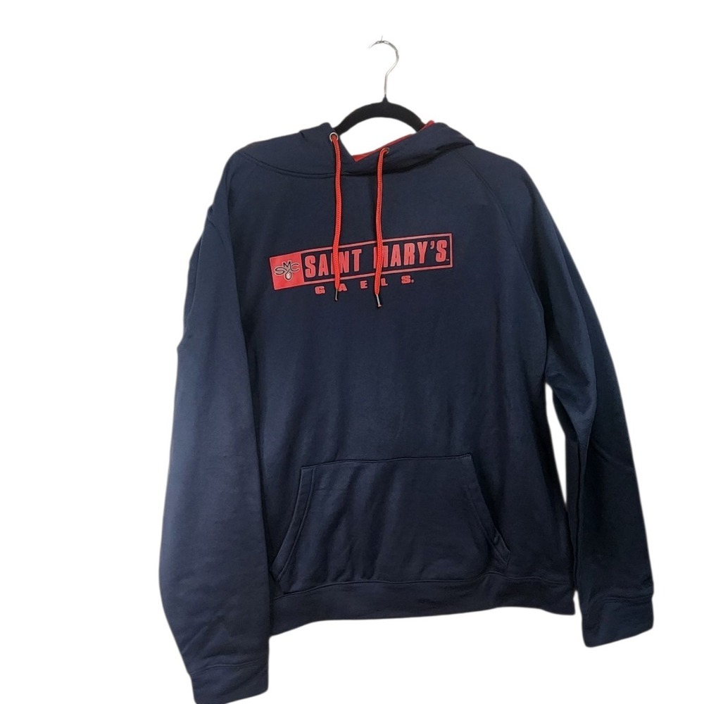 Saint Mary's Gaels Mens Hoodie Colosseum XL Blue Red NWT